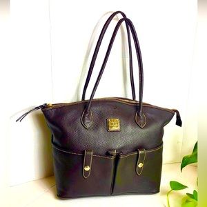 Dooney and Bourke Brown Leather Shoulder Bag